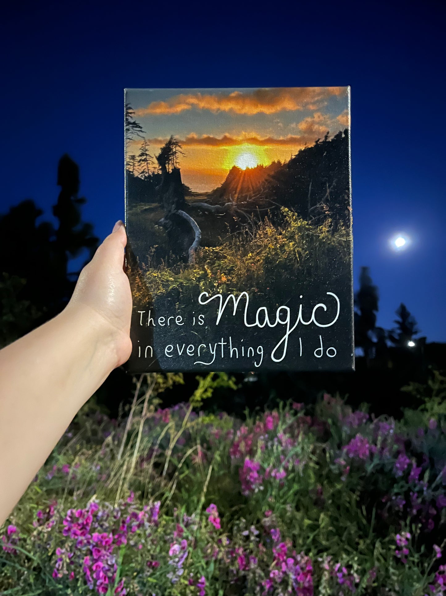 There's Magic - Canvas or Print 8x10"