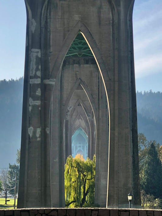 Under the Bridge Postcard Print