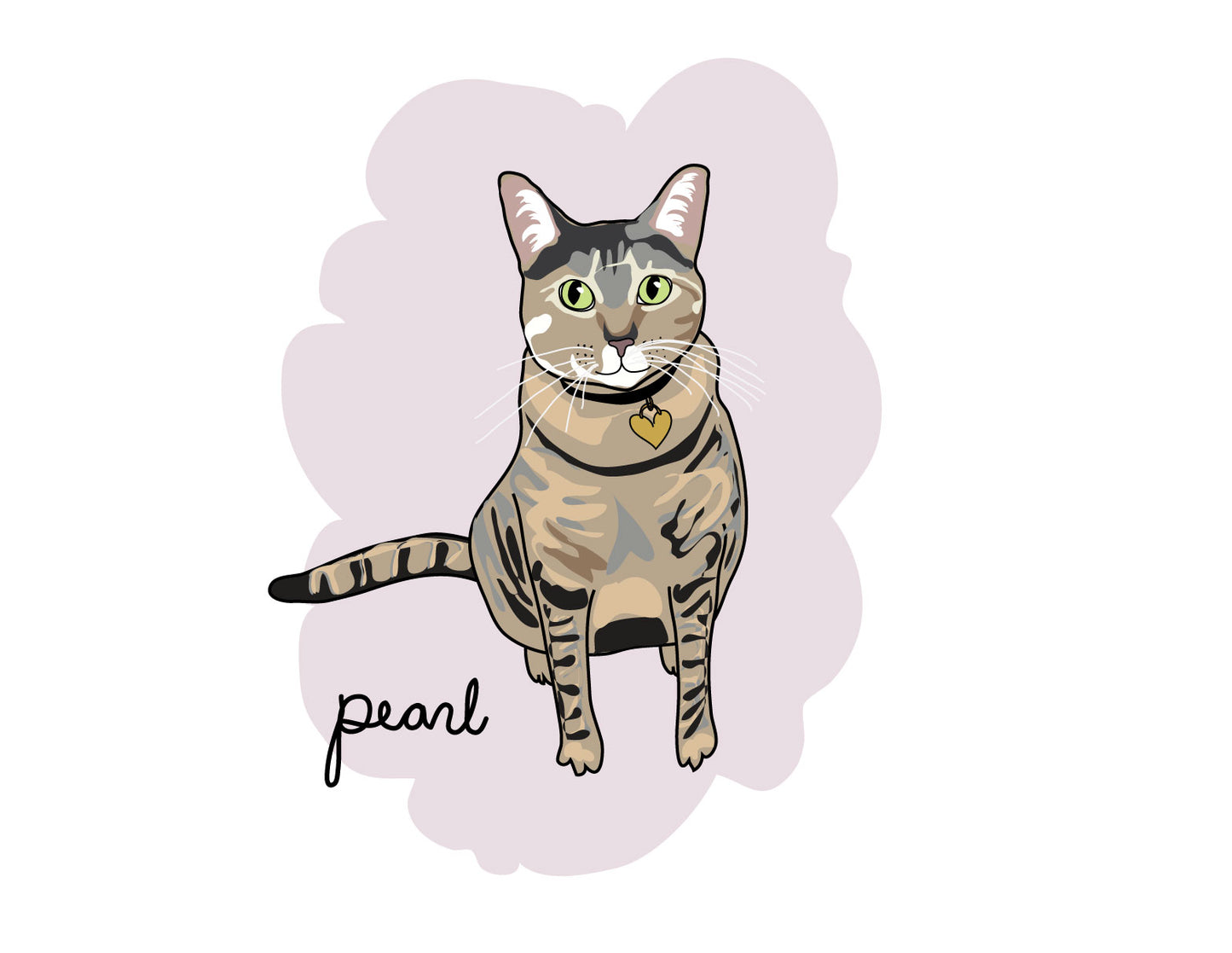 Custom Pet Portrait - No AI