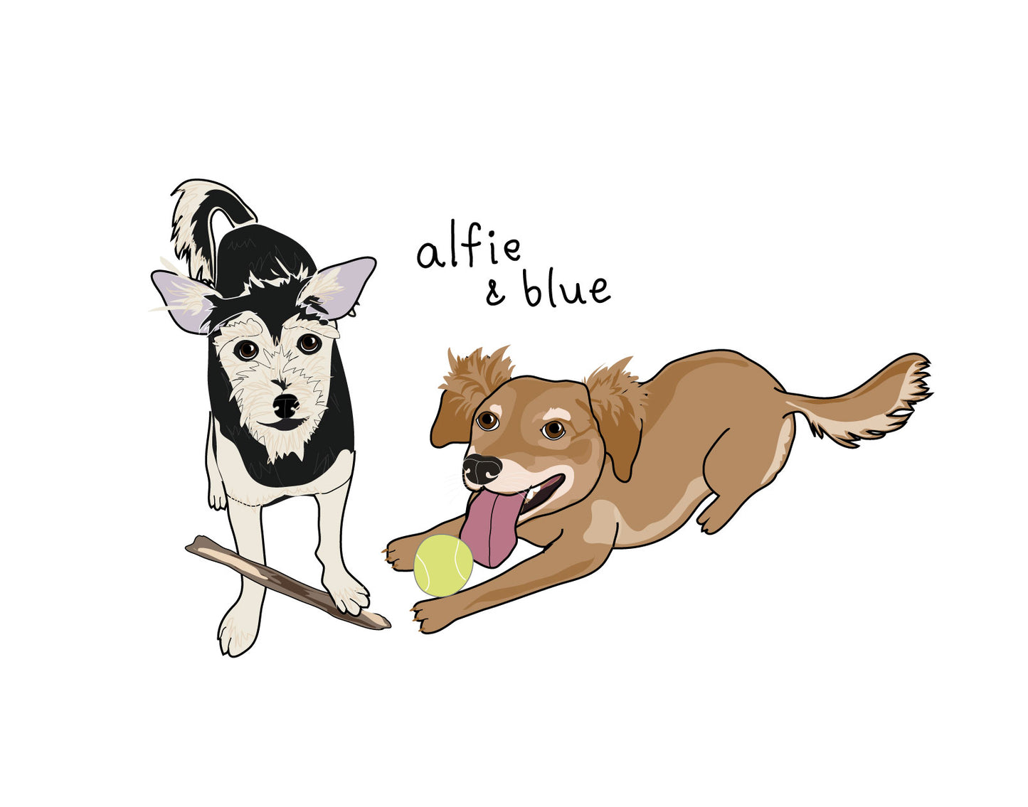 Custom Pet Portrait - No AI