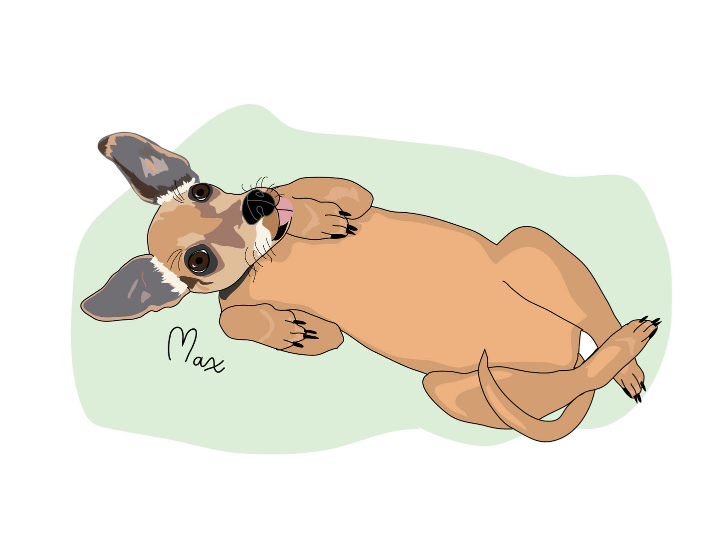 Custom Pet Portrait - No AI