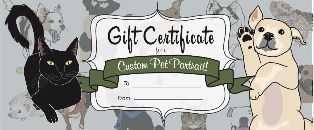 Custom Pet Portrait - No AI