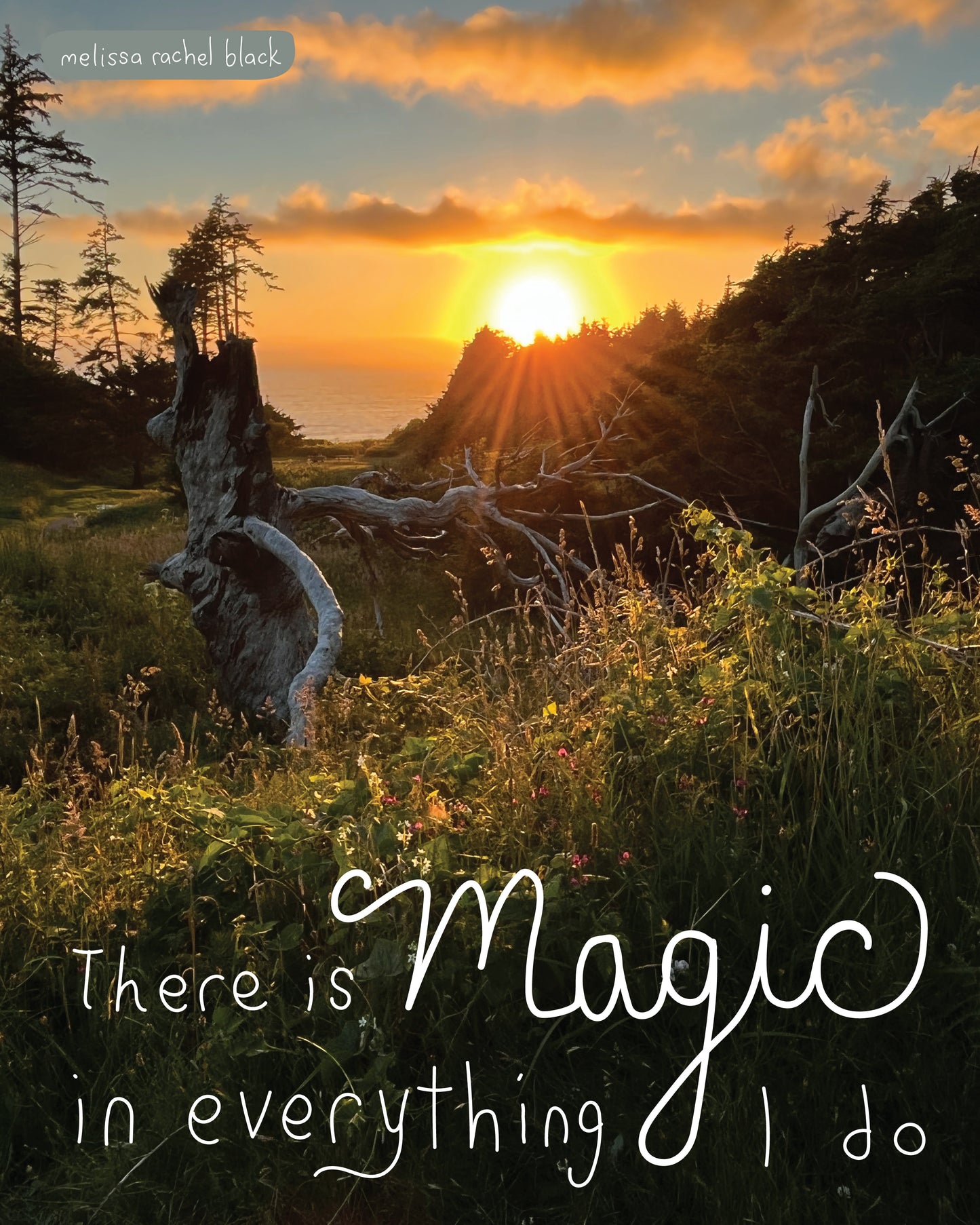 There's Magic - Canvas or Print 8x10"
